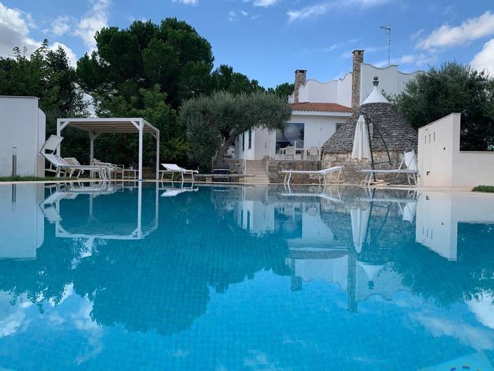 Villa per 8 persone, con panorama e piscina nonché giardino in Castellana Grotte