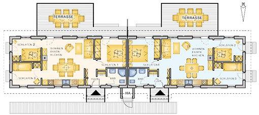 Ferienhaus für 6 Personen, mit Terrasse und Sauna im Ostseebad Prerow - 2