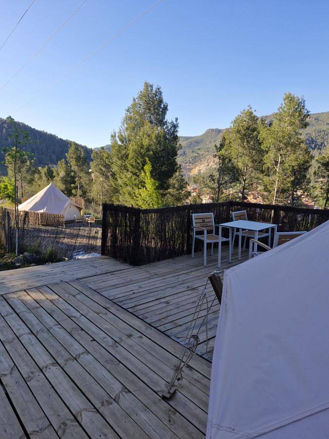 Location de vacances pour 4 personnes, avec jardin ainsi que vue et terrasse à Montanejos - 3