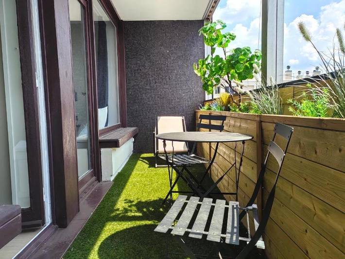 Gîte pour 2 personnes, avec vue et balcon dans Paris Rue Sextius Michel - 3