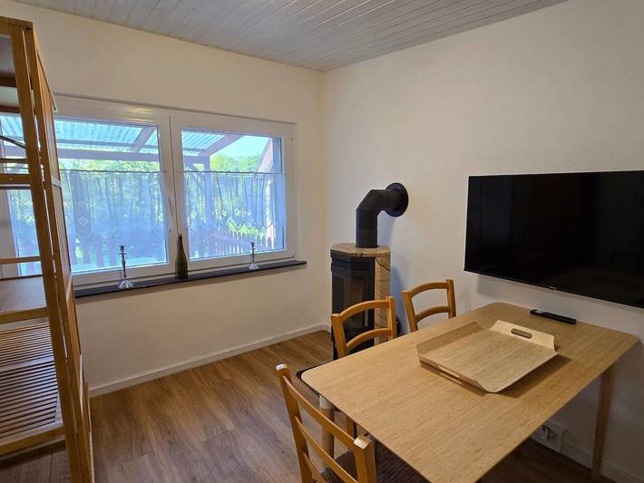 Bungalow für 3 Personen, mit Terrasse und Garten