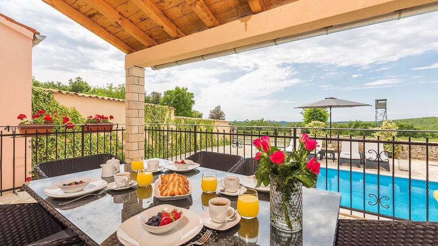 Villa pour 4 personnes, avec jardin et piscine à Kanfanar - 4