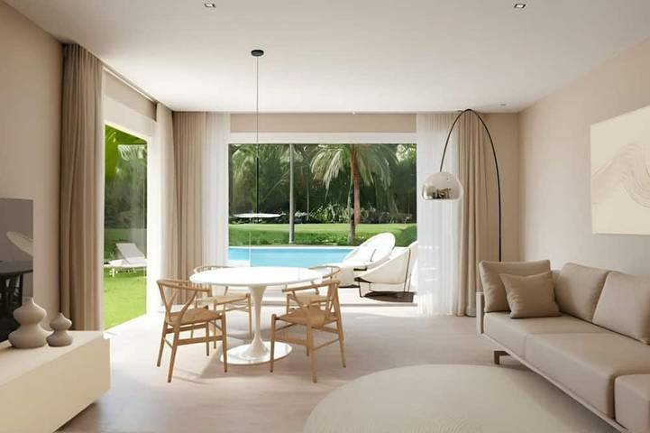 Ferienhaus für 6 Personen, mit Pool, mit Haustier