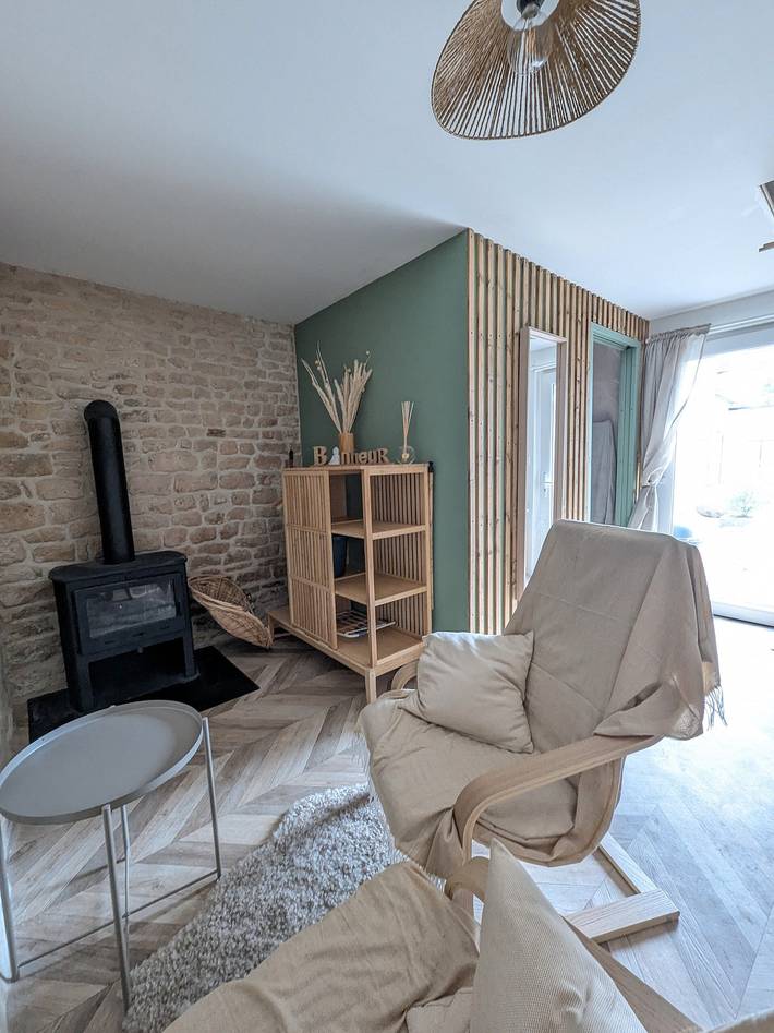 Maison de vacances pour 3 personnes, avec jardin dans le Calvados