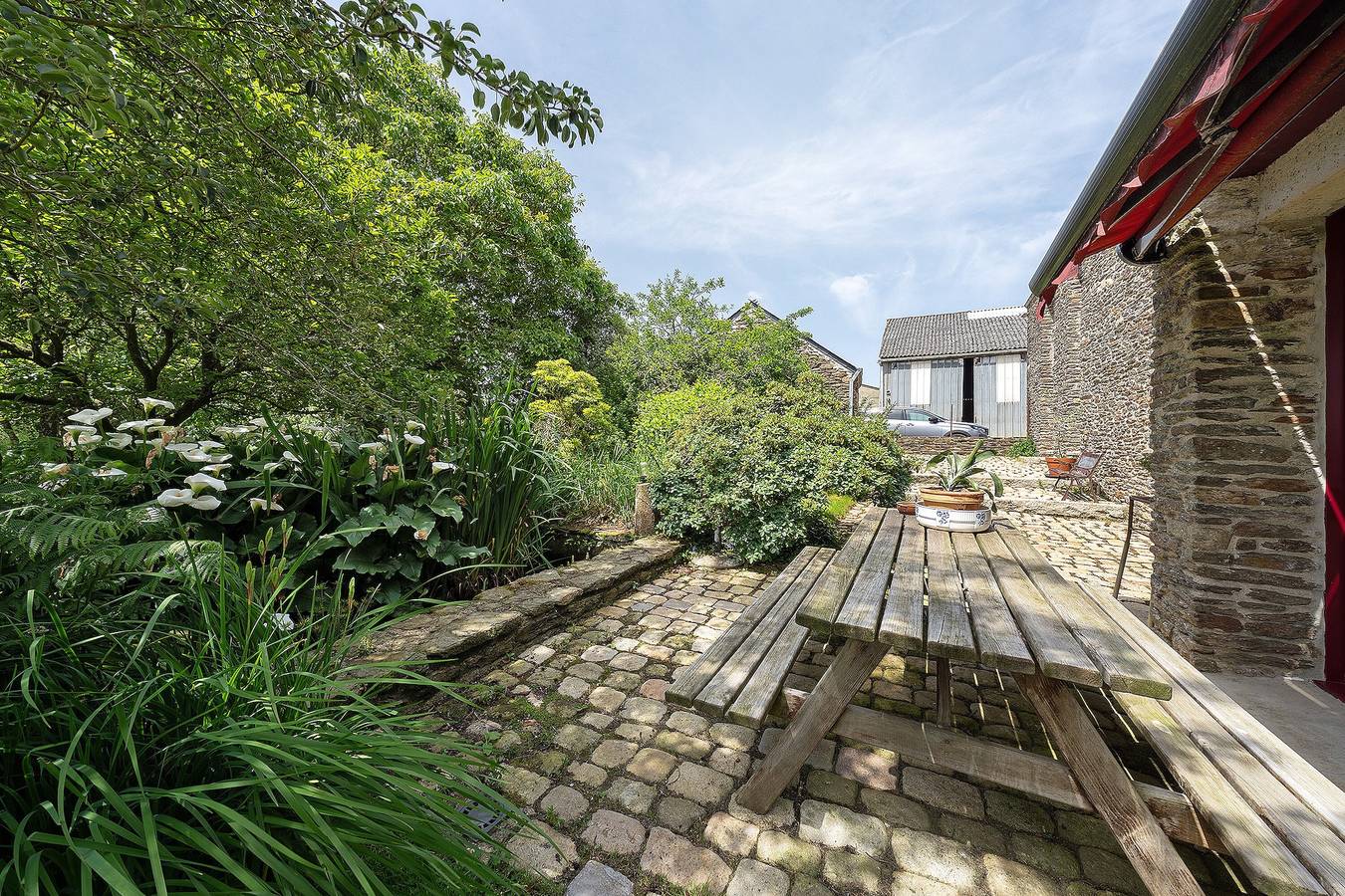 Maison de vacances 'Grand Gîte - Ferme De' avec jardin commun et Wi-Fi in Plouvorn, Ceinture Dorée
