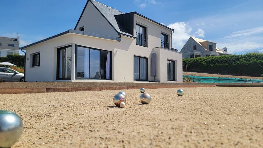Maison de vacances pour 8 personnes, avec jacuzzi et jardin dans le Finistère