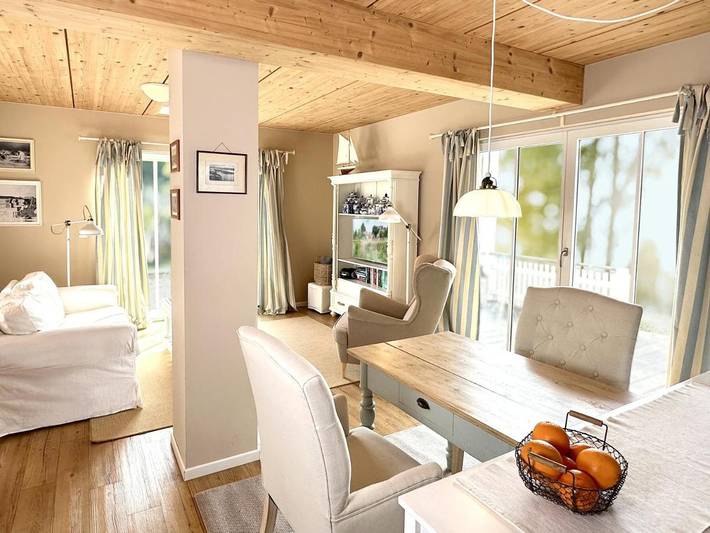 Ferienwohnung für 2 Personen, mit Ausblick und Garten sowie Seeblick am Schwielowsee