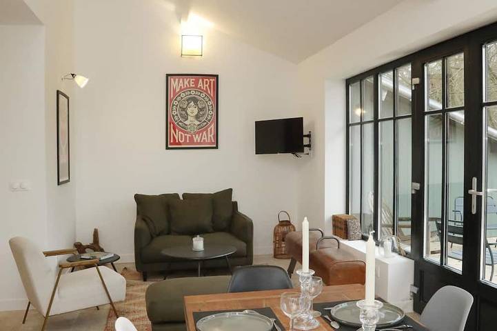 Location de vacances pour 4 personnes, avec jardin, animaux acceptés dans Courteuil