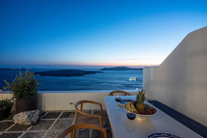 Villa pour 2 personnes, avec vue sur l’océan dans Firostefani - 3