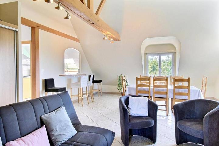 Appartement de vacances pour 6 personnes, avec jardin et vue