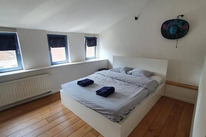 Ganze Wohnung, Komfortables Penthouse mit 2 Schlafzimmern im Herzen von Brüssel in Brüssel, Brüssel und Umgebung