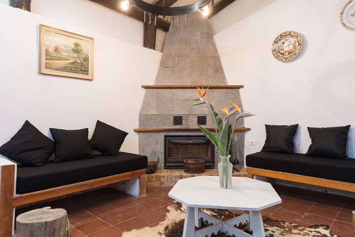 Casa rural para 6 personas, con piscina y jardín además de terraza y vistas al mar, Familias con niños en Gran Canaria