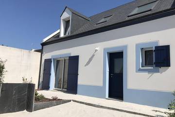 Gîte pour 8 personnes, avec terrasse et jardin dans Port Tudy