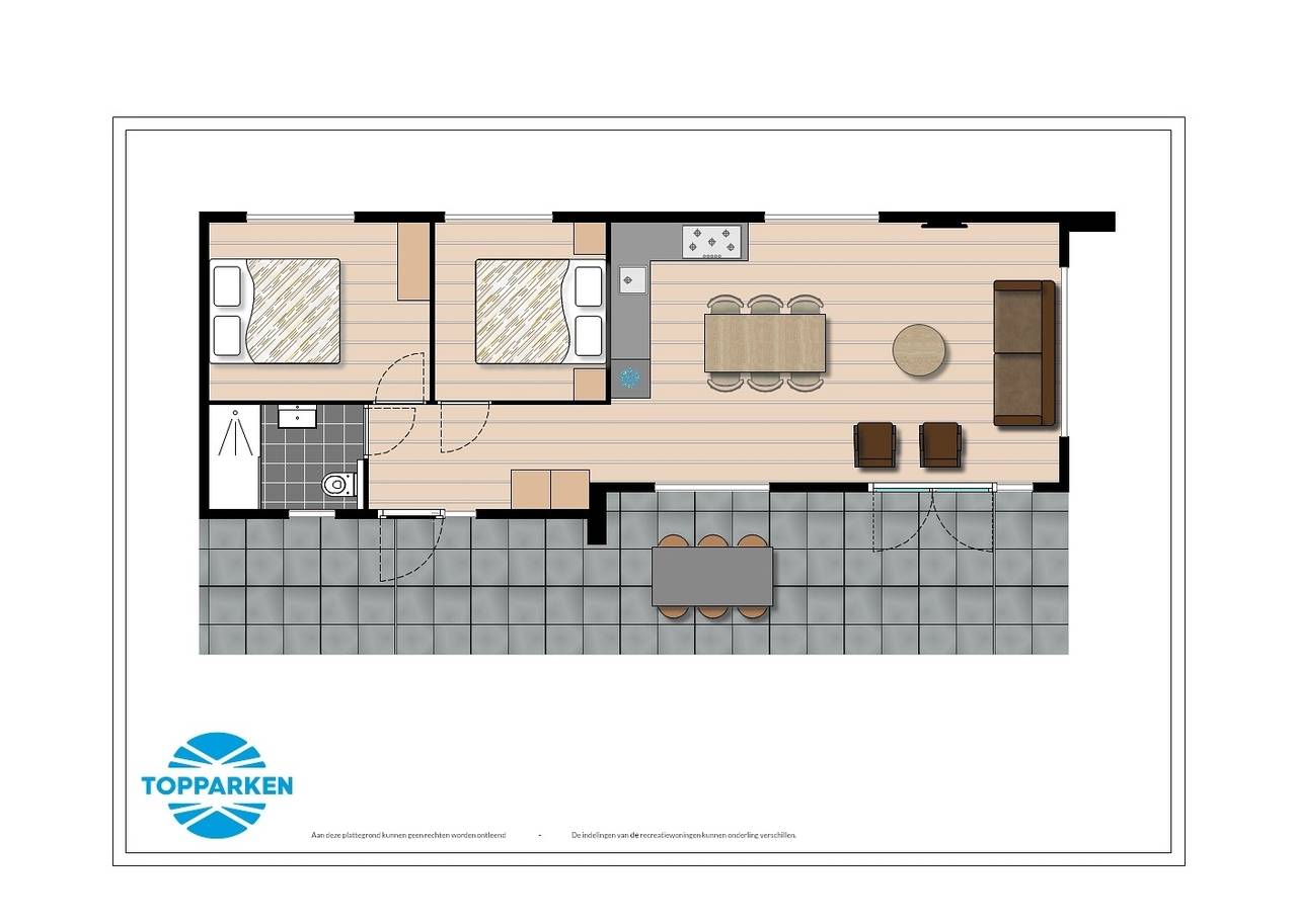 Résidence de Leuvert — Module Special 4 Personen Wellness (Spa) in Nordbrabant
