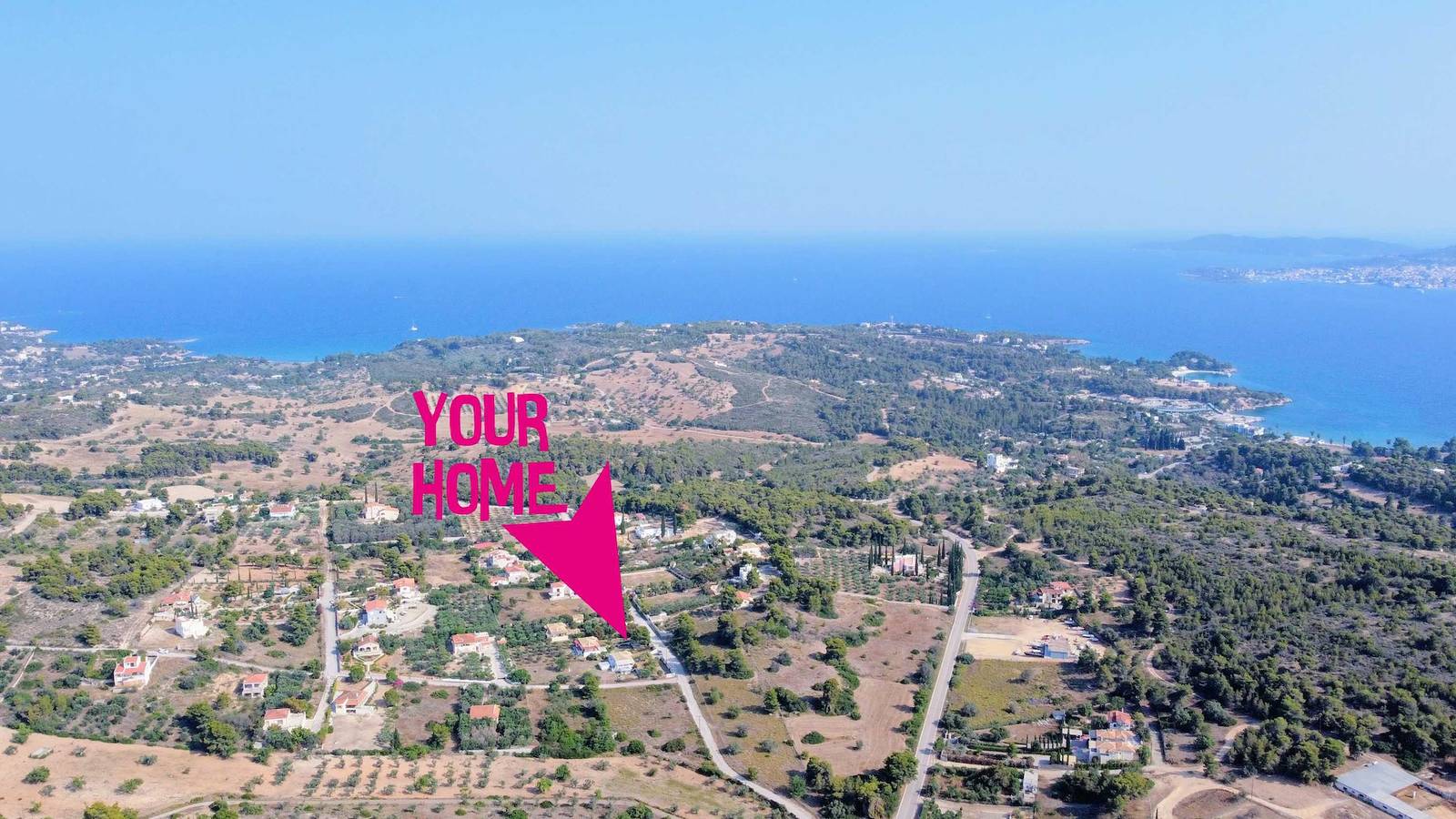 Villa 'Jolie Proche Des Plages' mit Meerblick, Wi-Fi und Klimaanlage in Porto Heli, Argolis