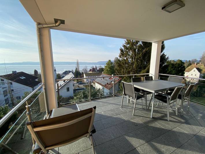 Ferienwohnung für 6 Personen, mit Balkon und Balkon/Terrasse sowie Seeblick und Ausblick in Überlingen - 3