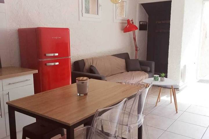 Ganze Wohnung, Appart Rdc 5 pers - Estate with swimming pool - Private parking lot in Fitou, Mittelmeerküste (Frankreich)