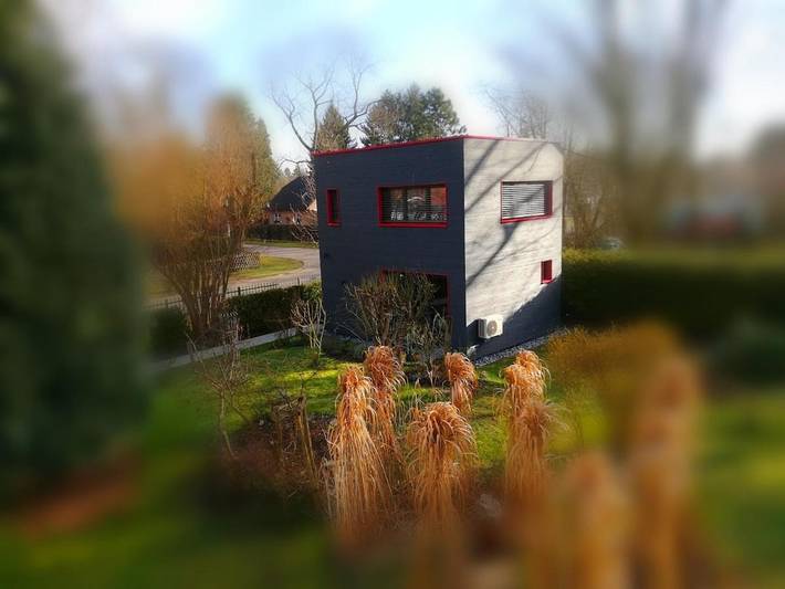 Ferienhaus für 2 Personen, mit Terrasse und Garten sowie Ausblick in Woltersdorf
