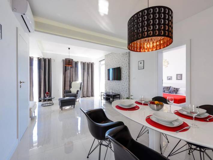Ganze Wohnung, Apartments Villa Capitano - Two Bedroom Apartment with Balcony and Sea View (Crni) in Mlini, Dubrovnik-Neretva