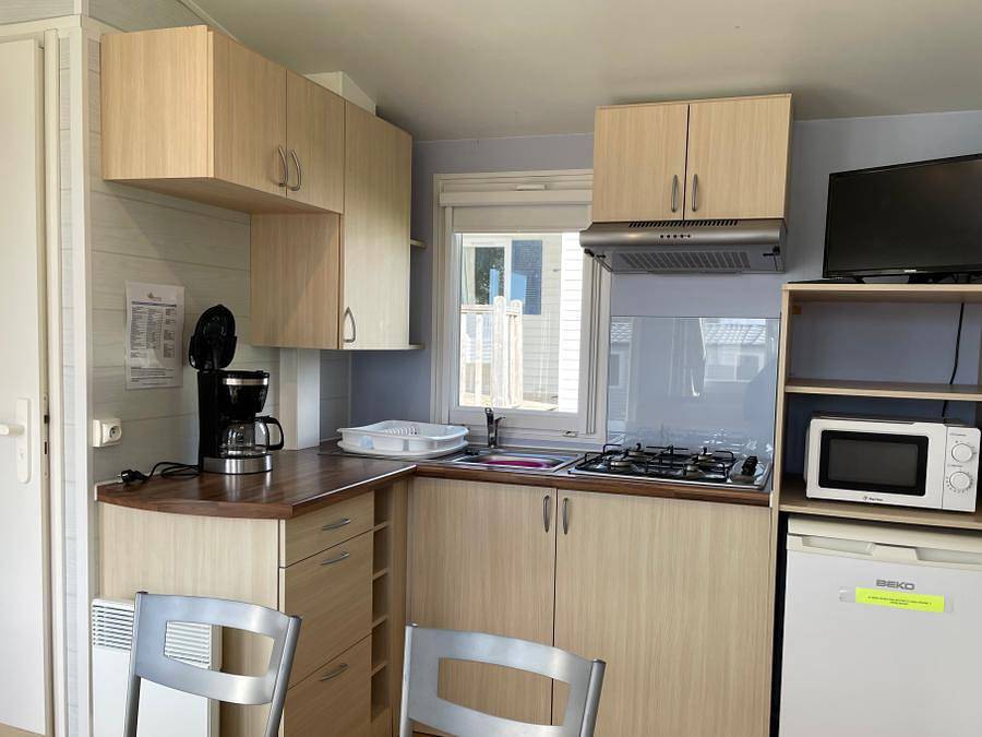 Camping du Val - Mobilhome 4 personnes - Pacifique Terrasse Bâchée in Erquy, Côte d’Émeraude