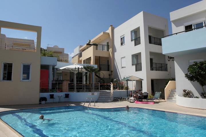 Ganze Wohnung, Ferienhausanlage mit Pool, nahe zum Meer, Wifi | Sfakaki, Kreta in Rethymno und Umgebung
