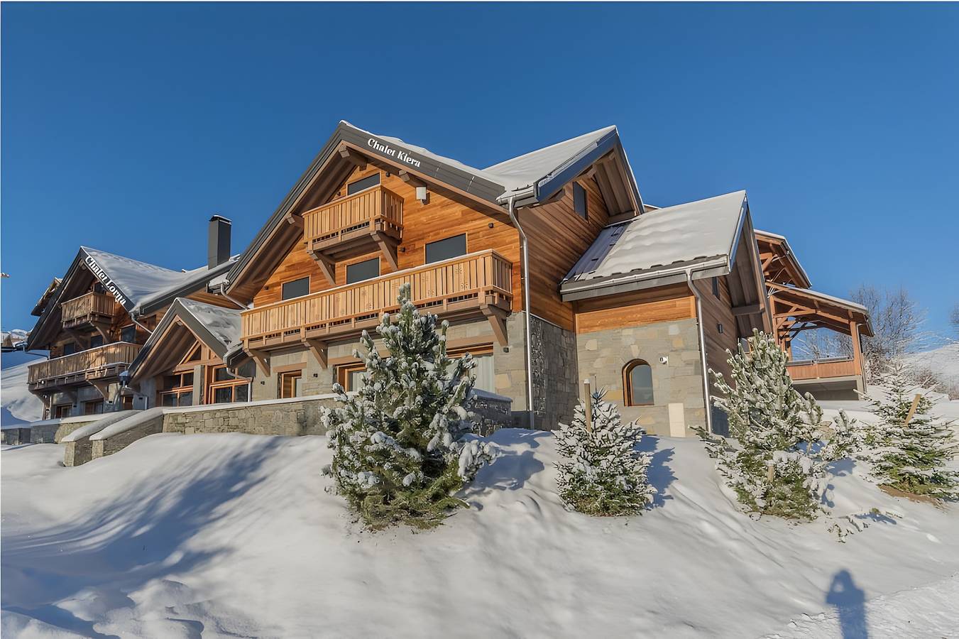 Geheel appartement, Chalet 'Kiera' met balkon en Wifi in La Toussuire, Fontcouverte-la Toussuire