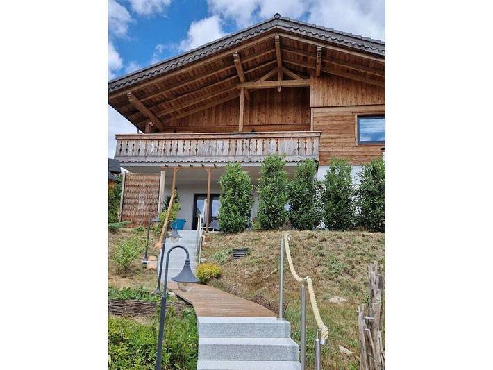 Ferienhaus für 4 Personen, mit Sauna und Terrasse, mit Haustier im Steigerwald