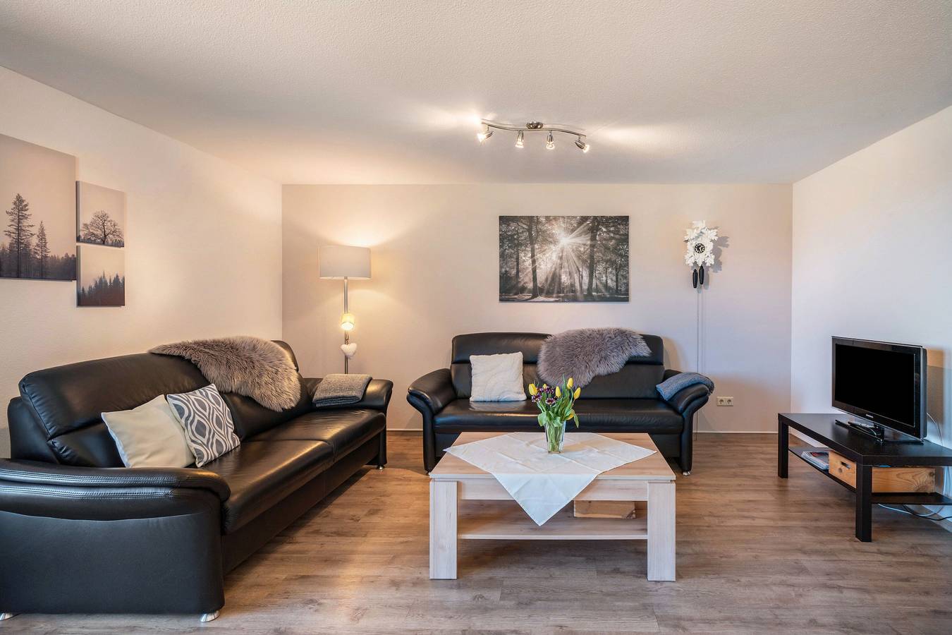 Ganze Wohnung, Ferienwohnung 'Kleeblatt' mit privatem Garten, Balkon und Wi-Fi in Schonach im Schwarzwald, Südschwarzwald