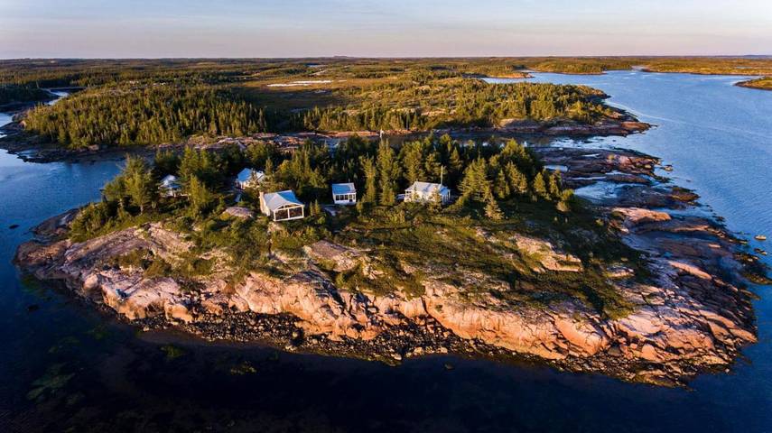 Camping voor 2 personen, met uitzicht en tuin in Canada