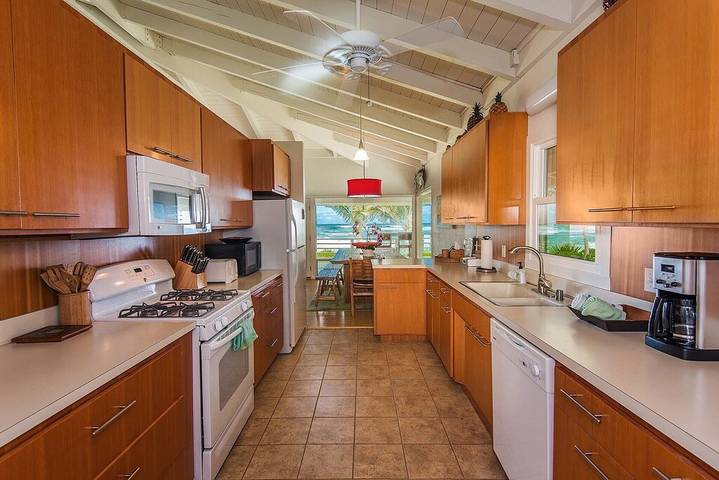 Ferienhaus für 8 Personen, mit Balkon und Garten auf Kauai