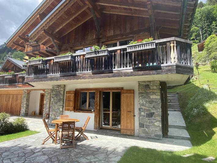 Chalet voor 4 personen, met terras en tuin in Portes du Soleil