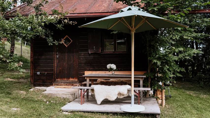 Berghütte für 4 Personen, mit Sauna und Garten am Chiemsee