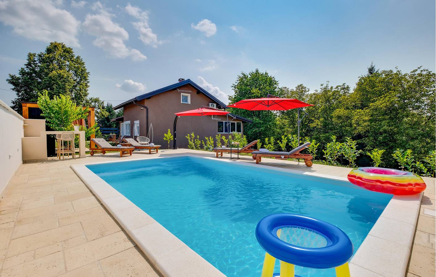 Ferienhaus für 6 Personen mit Ausblick in Zagreb und Umgebung