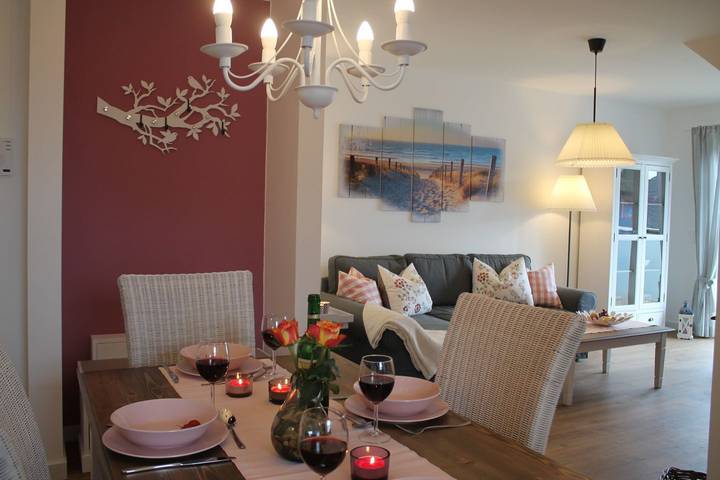 Ferienwohnung für 4 Personen, mit Sauna und Balkon sowie Garten in Born a. Darß