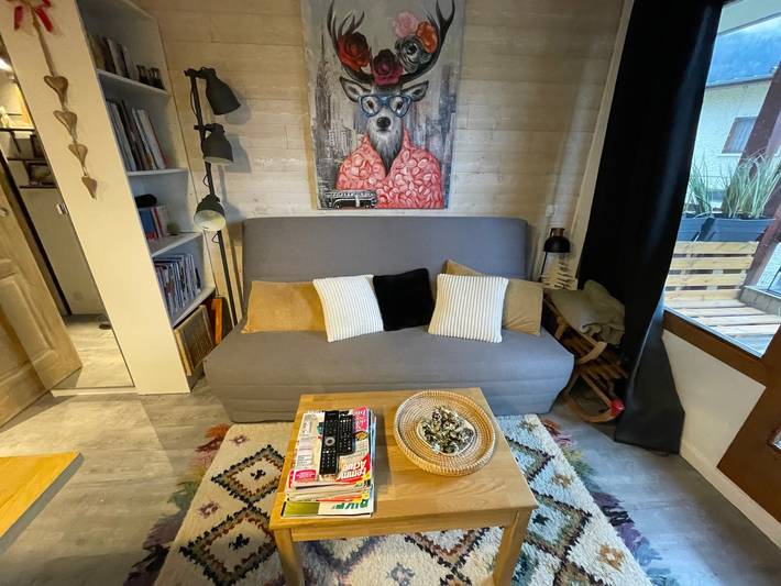 Studio entier, Studio 'Le Solaret' avec vue sur la montagne et balcon in Bourg-Saint-Maurice, Région d'Albertville