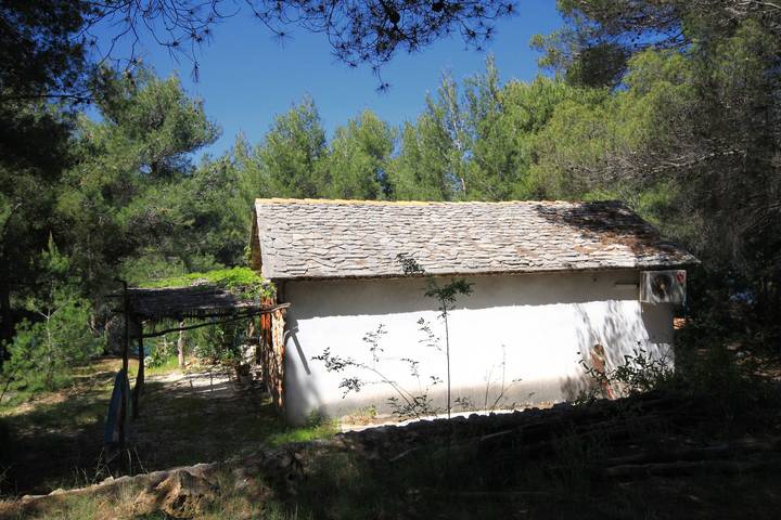 Casa de una habitación en la playa Bahía Grebisce, Hvar in Mola Grebišća, Jelsa