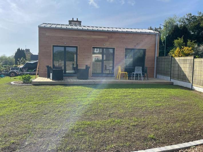 Maison de vacances pour 4 personnes, avec jardin et vue, animaux acceptés