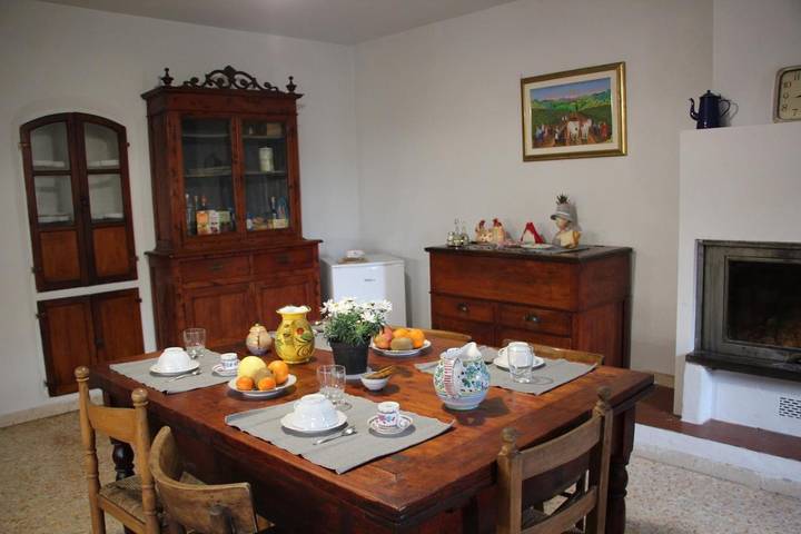 Chambre d’hôte pour 3 personnes, avec vue, animaux acceptés à Gaiole in Chianti