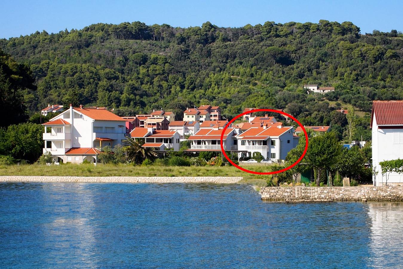 Ganze Wohnung, 1-Zimmer-Ferienwohnung mit Terrasse Palit, Rab A-3210-c in Palit, Rab