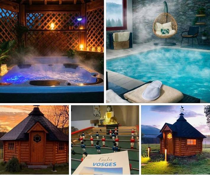 Gîte pour 4 personnes, avec Jacuzzi ainsi que Terrasse et Jardin dans