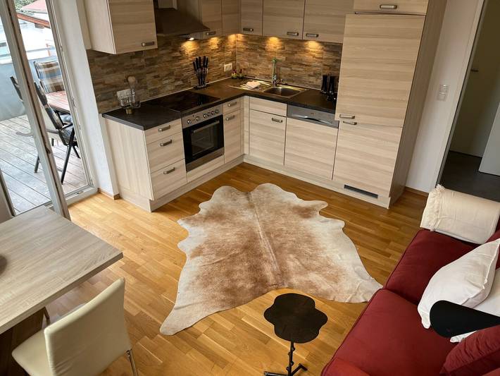 Ganze Wohnung, Ferienwohnung Citybergblick 2 mit Bergblick, Balkon und Wlan in Arzl, Innsbruck