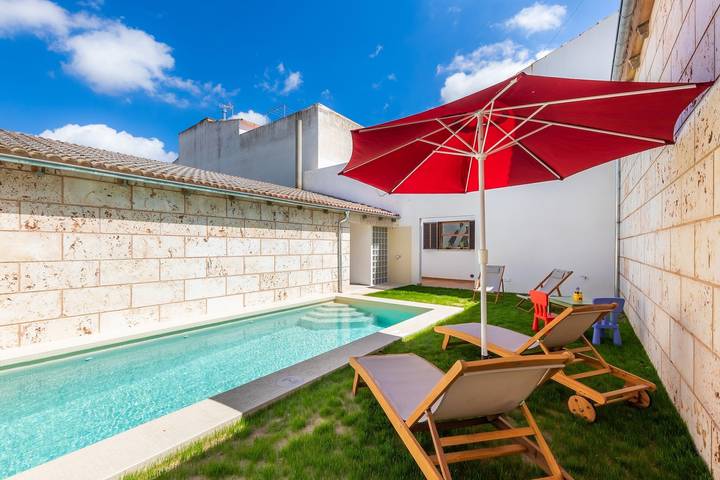 Apartamento para 6 personas, con Balcón y Jardín en Sa Pobla