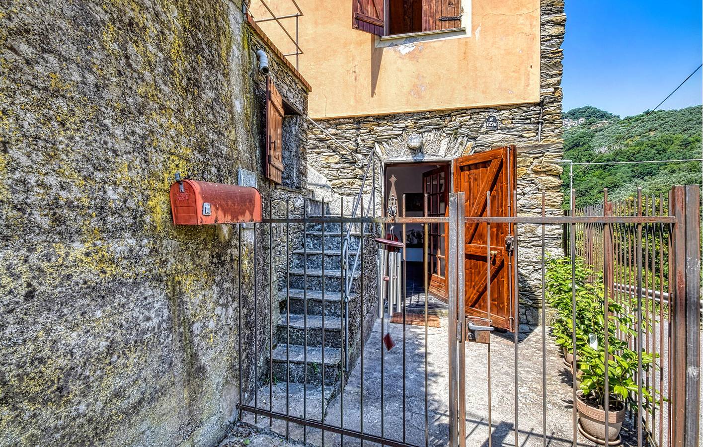 Gemütliche Terrassenwohnung bei Avegno - Parkplatz, Flussblick in Terrile, Uscio