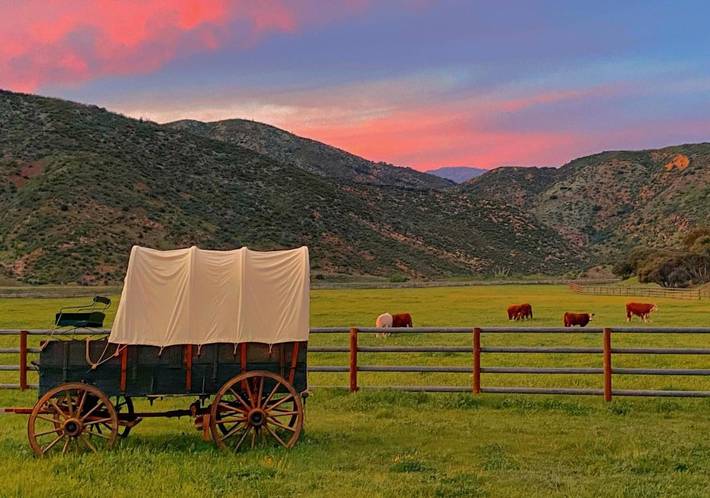 Camping voor 5 personen, met tuin en whirlpool in Californie