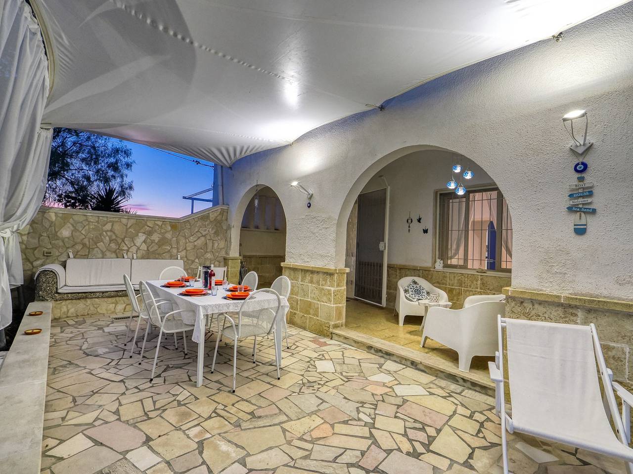 Villa nur wenige Schritte vom Meer entfernt in Manduria, Golf von Tarent