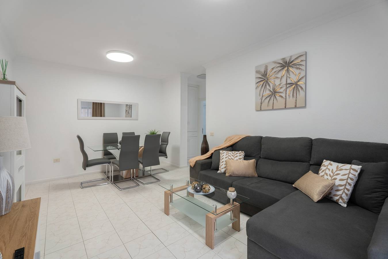 Apartamento entero, Vacaciones 'Bonjour' con vistas al mar, balcón y Wi-Fi in Aroba, Candelaria
