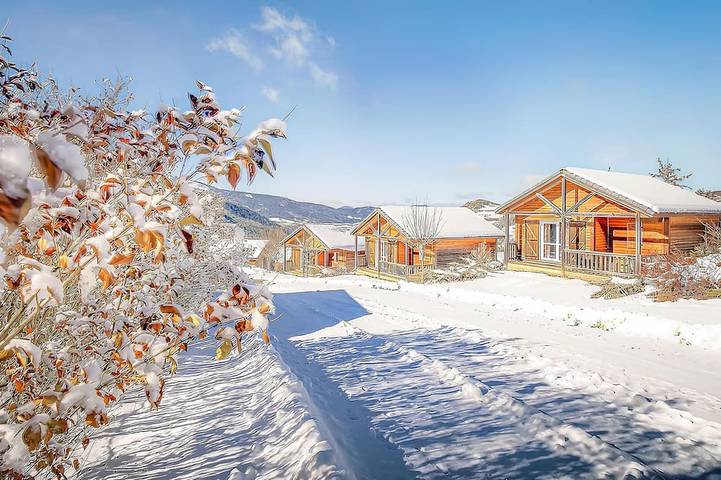 Chalet pour 5 personnes, avec Terrasse et Jardin