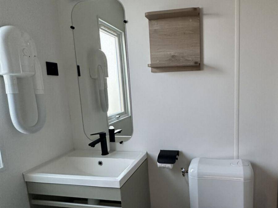 Camping Paradis - La Croix L'abbé - Stacaravan 2 personen - Comfort stacaravan 1 bed 2 pers, foto 6