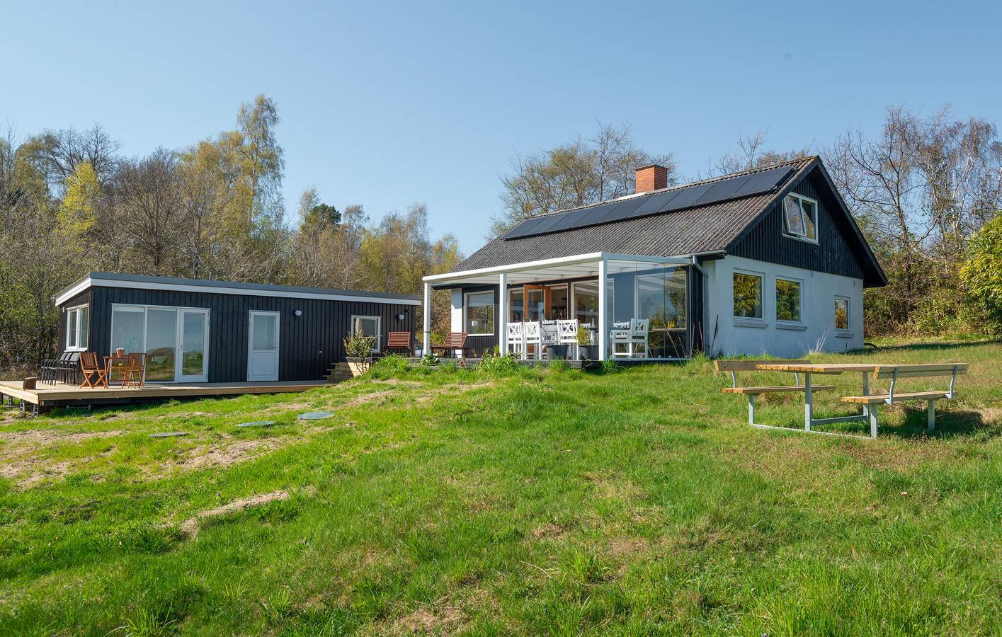 Ferienhaus für 8 Personen mit Terrasse in Knebel, Süddjursland