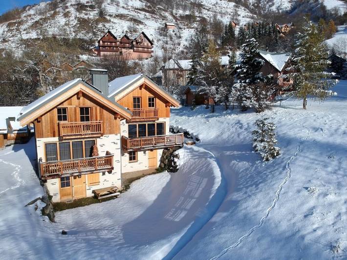Chalet 'Le Zakouski - Valloire' mit Bergblick, privater Terrasse und WLAN in Valloire, Region Saint-Jean-de-Maurienne